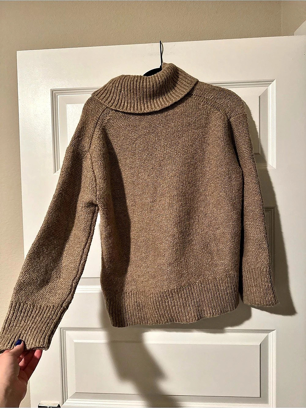 Banana Republic Cowl Neck Sweater in Brown